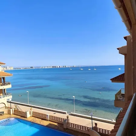 Beachfront 3br With Pool Views, Sleeps 10 * La Manga del Mar Menor